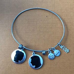 Star Wars Han Solo & Princess Leia Charm Bracelet